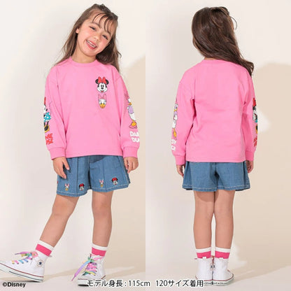 Japanese BDL x Disney long-sleeved tops (80-150cm) for boys and girls (spring/summer) 