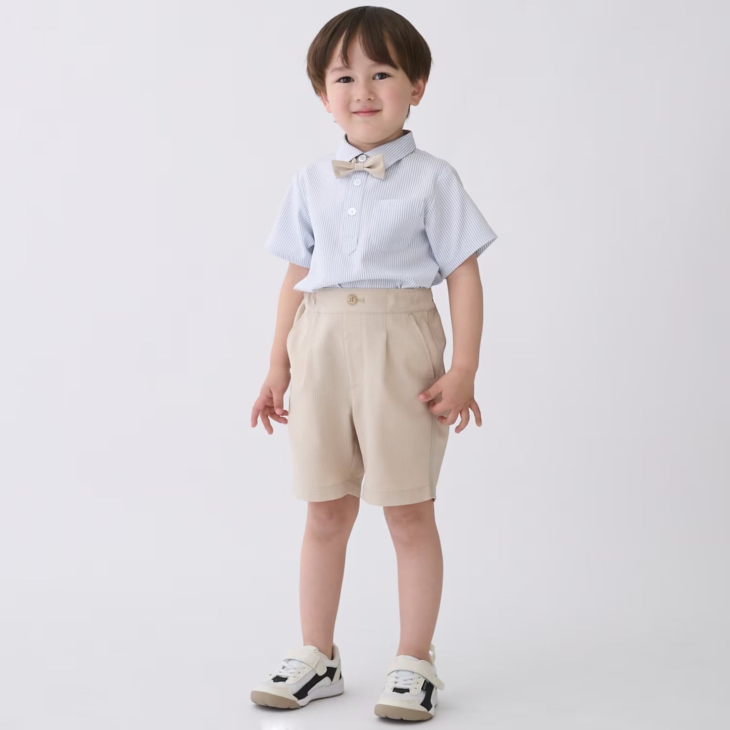 日本童裝 pe#main【WINDRY】防UV 吸汗速乾 西褲 90-130cm 男童款 夏季 PANTS 面試/宴會/表演