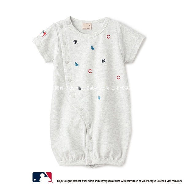 日本童裝 pe#main x MLB 2Way 連衣 50-70cm 男童款/女童款 初生嬰兒 夏季 Jumpsuit