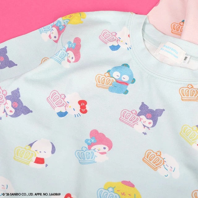 日本童裝 BDL x Sanrio 粉彩印花上衣 80-140cm 女童款 夏季 TOPS