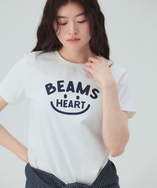 日本童裝 BE#AMS HEART 微笑LOGO上衣 M-L 親子裝 大人款 夏季 TOPS