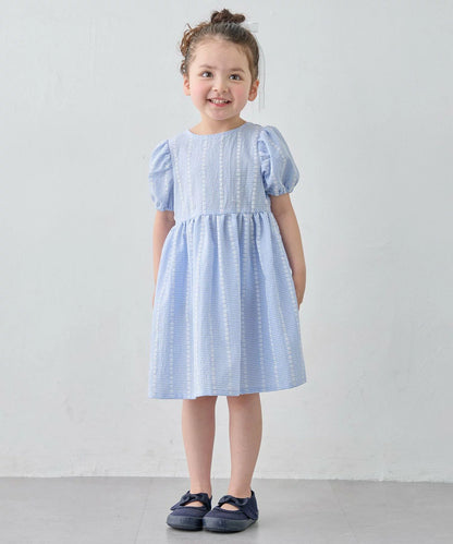 日本童裝 aF#a325 蝴蝶結連身裙 100-150cm 女童款 夏季 DRESSES 面試/宴會/表演