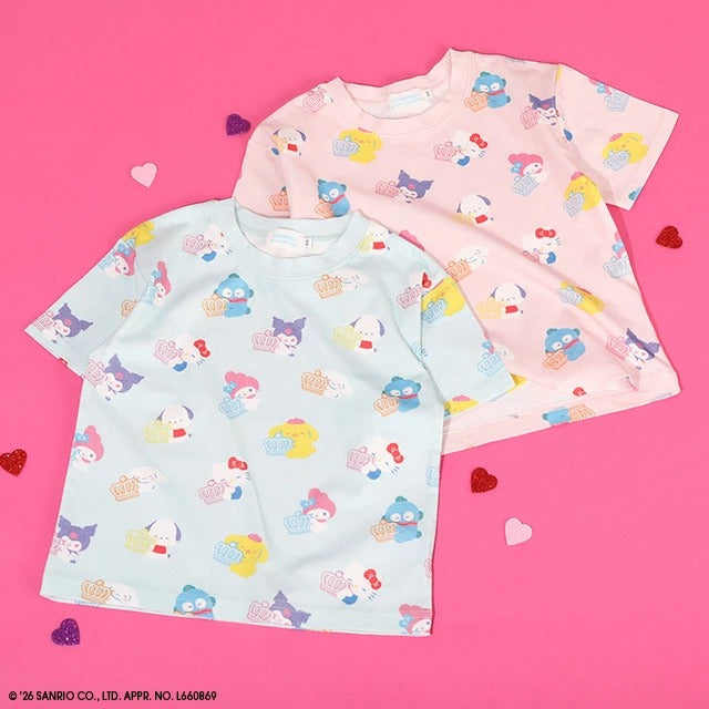 日本童裝 BDL x Sanrio 粉彩印花上衣 80-140cm 女童款 夏季 TOPS