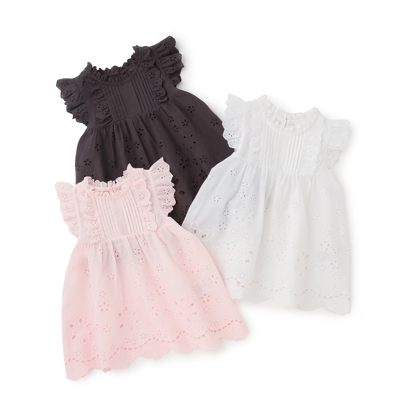 日本童裝 pe#main 蕾絲上衣 80-130cm 女童款 夏季 TOPS