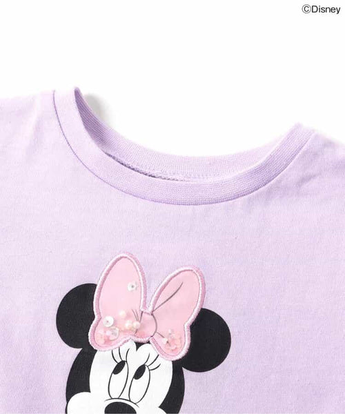 日本童裝 apres les cours × Disney 短袖上衣 80-140cm 女童款 春季 TOPS