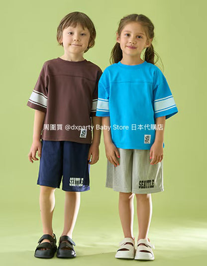 Japanese children's clothing b・R# mesh sports shorts 100-150cm boys/girls summer PANTS 