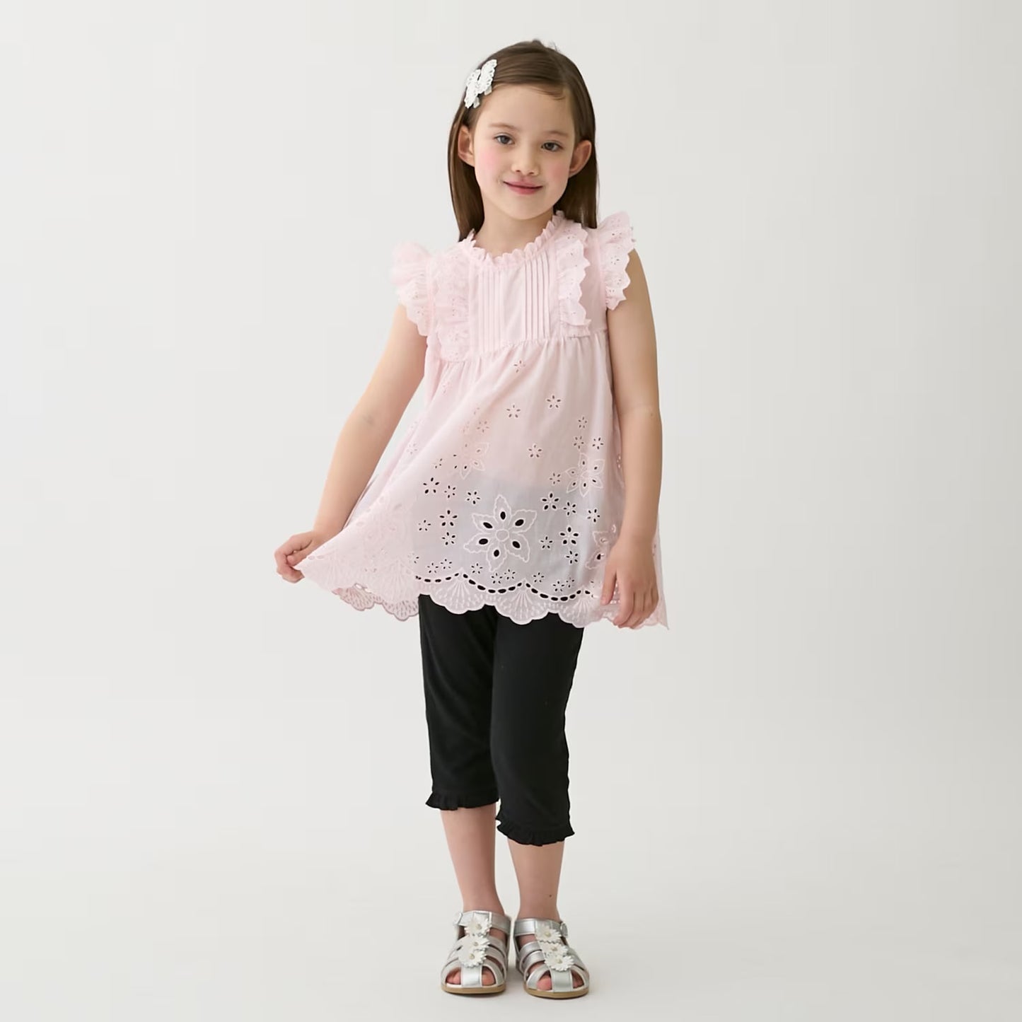 日本童裝 pe#main 蕾絲上衣 80-130cm 女童款 夏季 TOPS