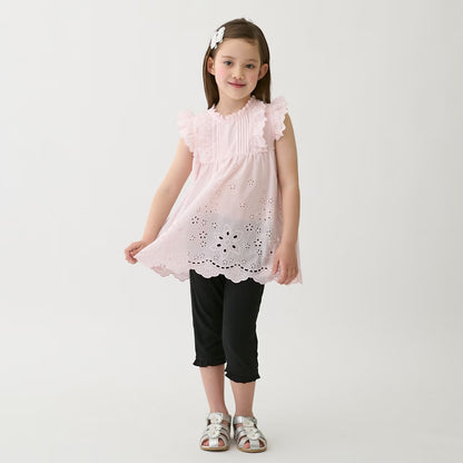 日本童裝 pe#main 蕾絲上衣 80-130cm 女童款 夏季 TOPS