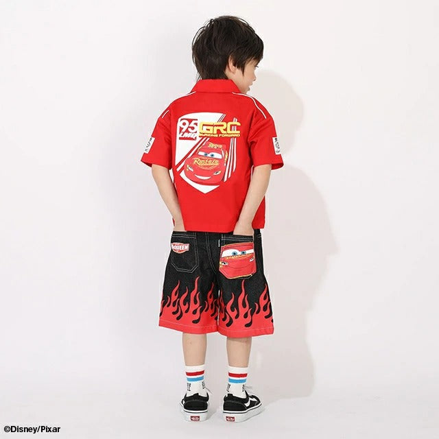 日本童裝 BDL x Disney Cars牛仔七分褲 90-130cm 男童款 夏季 PANTS