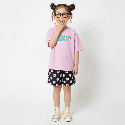 Japanese BDL x Disney parent-child print tops (80-150cm) for boys and girls (summer TOPS) 
