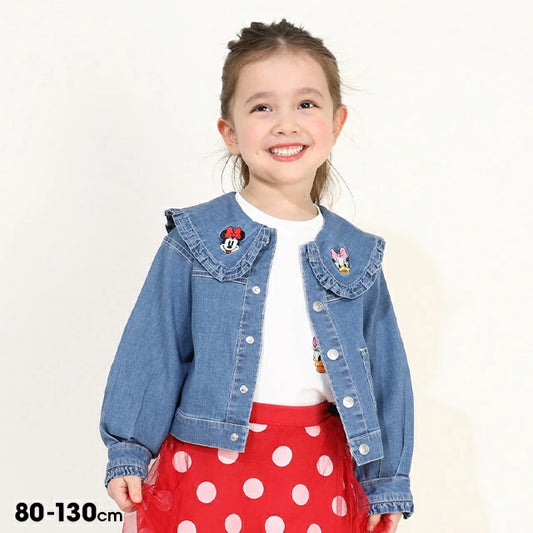 Japanese BDL x Disney denim jacket 80-130cm for girls, spring/summer OUTERWEAR 