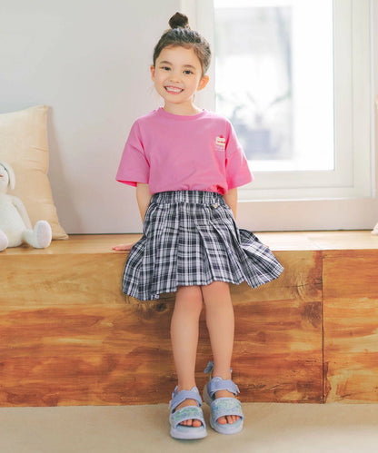 日本童裝 aF#a325 印花短袖上衣 90-150cm 女童款 夏季 TOPS