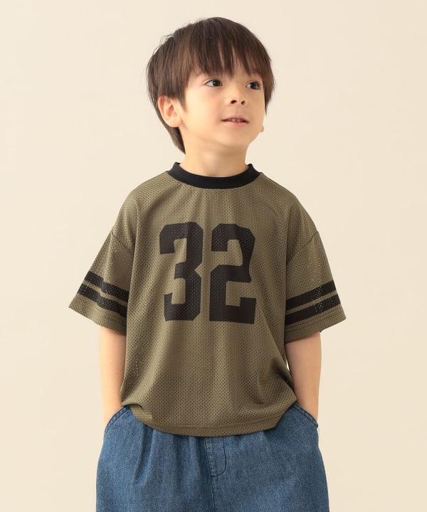 日本童裝 BE#AMS mini 編號網眼上衣 90-140cm 男童款/女童款 夏季 TOPS