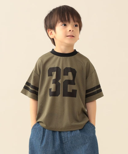 日本童裝 BE#AMS mini 編號網眼上衣 90-140cm 男童款/女童款 夏季 TOPS
