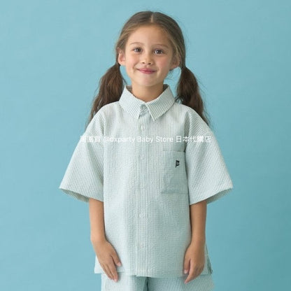 Japanese children's clothing b・R# casual shirt 100-150cm boys/girls spring and summer TOPS 