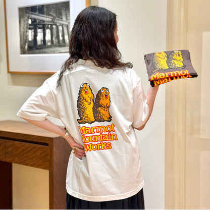 日本童裝 BE#AMS こども ビームス Marmot 動物印花上衣 S-XL 親子裝 大人款 夏季 TOPS