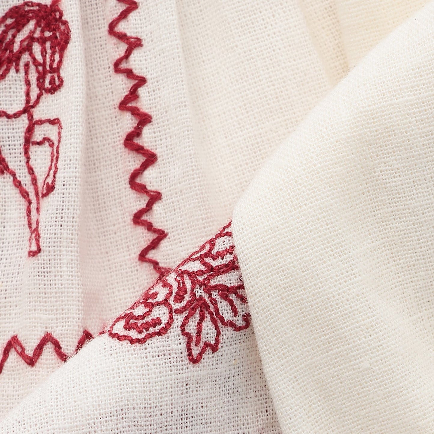 日本童裝 pe#main 印度棉圖案刺繡兩件套裝 70-80cm 女童款 初生嬰兒 夏季 DRESSES PANTS