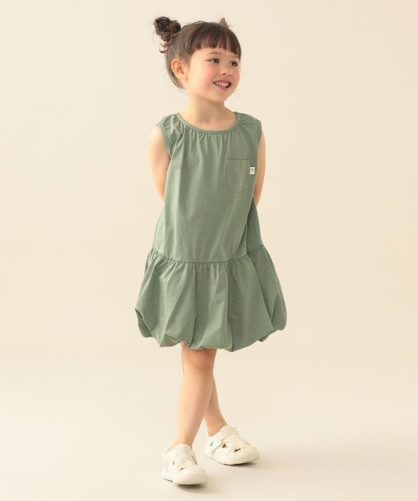 日本童裝 BE#AMS mini 泡泡背心連身裙 90-140cm 女童款 夏季 DRESSES