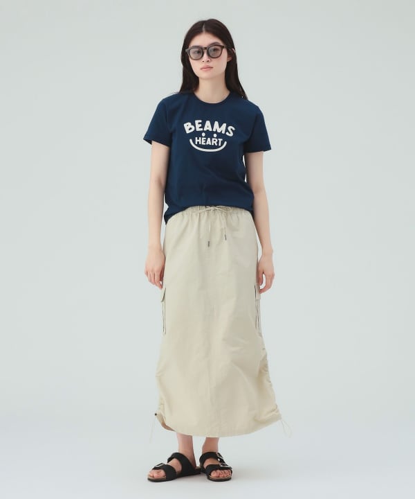 日本童裝 BE#AMS HEART 微笑LOGO上衣 M-L 親子裝 大人款 夏季 TOPS
