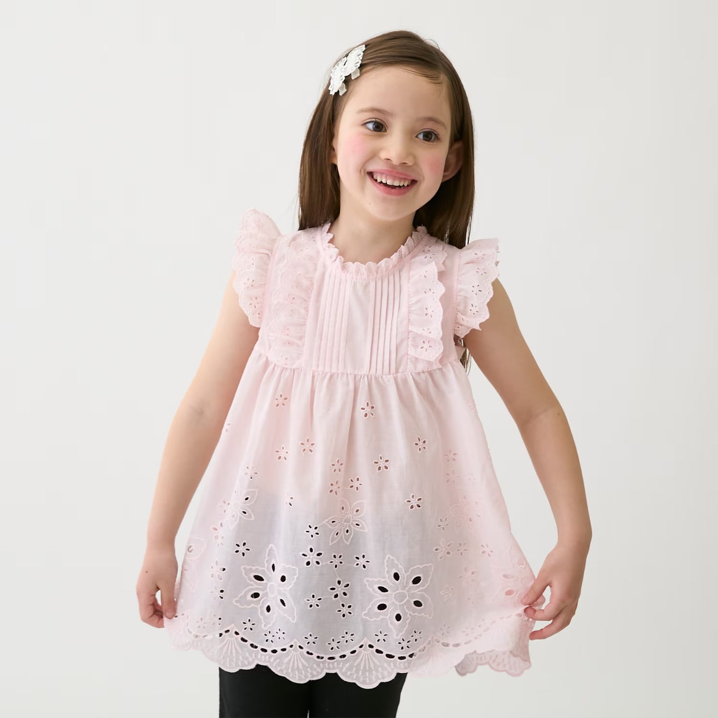 日本童裝 pe#main 蕾絲上衣 80-130cm 女童款 夏季 TOPS