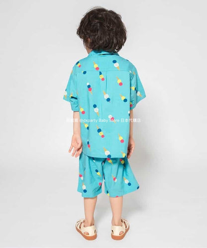 BREEZE Summer Shirt Two-Piece Set (80-140cm) for Boys (Summer TOPS PANTS) 