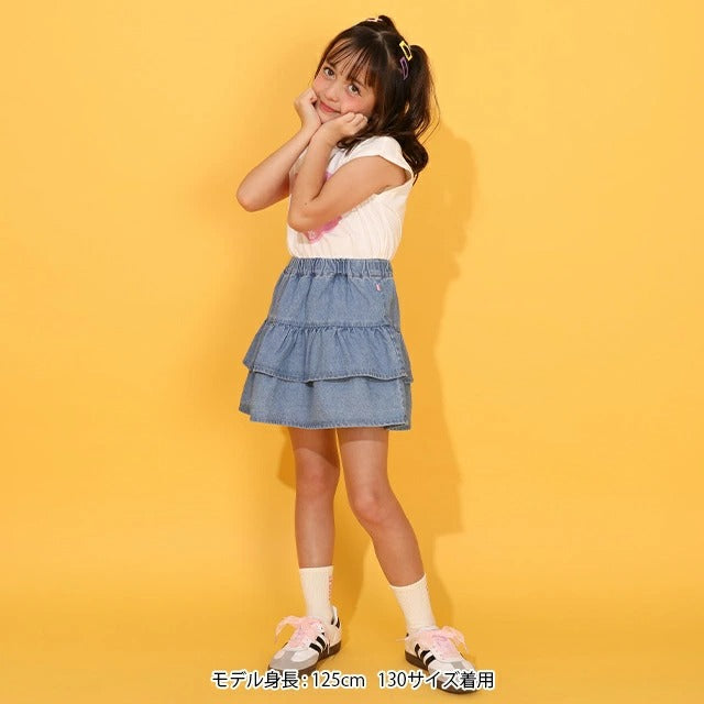 Japanese BDL x Disney parent-child print tops (80-150cm) for boys and girls (summer TOPS) 