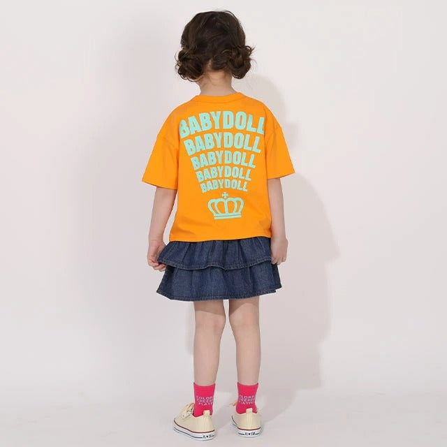 Japanese BDL x Disney parent-child print tops (80-150cm) for boys and girls (summer TOPS) 