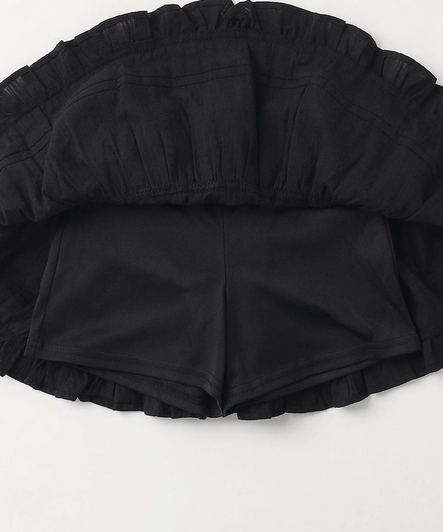 日本童裝 aF#a325 蝴蝶結皺皺短裙 110-160cm 女童款 夏季 SKIRTS
