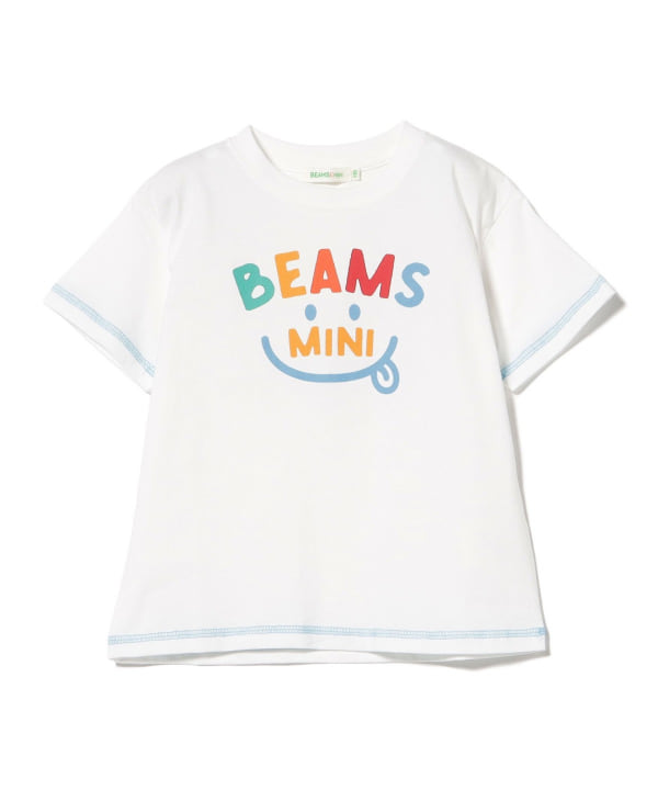日本童裝 BE#AMS mini 微笑LOGO上衣 90-130cm 親子裝 男童款/女童款 夏季 TOPS
