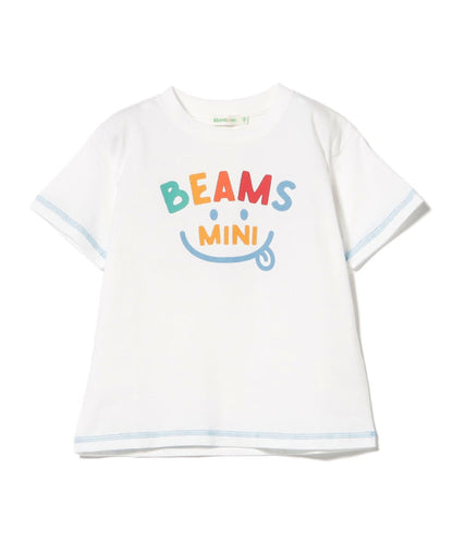 日本童裝 BE#AMS mini 微笑LOGO上衣 90-130cm 親子裝 男童款/女童款 夏季 TOPS