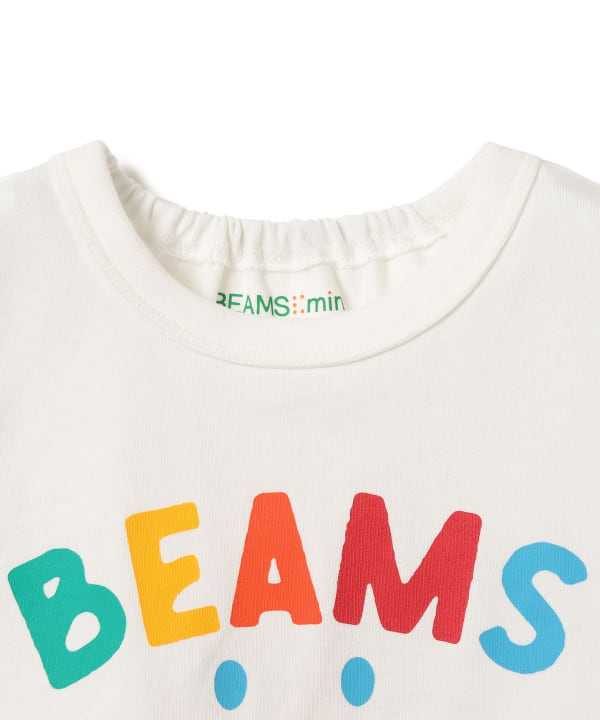 日本童裝 BE#AMS mini 微笑LOGO上衣 70-80cm 親子裝 男童款/女童款 初生嬰兒 夏季 TOPS
