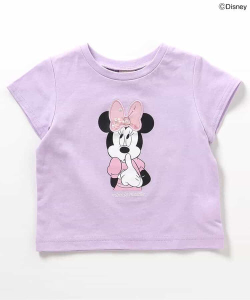 日本童裝 apres les cours × Disney 短袖上衣 80-140cm 女童款 春季 TOPS