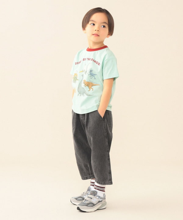 日本童裝 BE#AMS mini 七分牛仔褲 90-150cm 男童款 夏季 PANTS