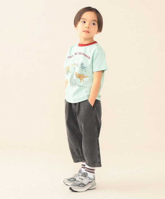 日本童裝 BE#AMS mini 七分牛仔褲 90-150cm 男童款 夏季 PANTS