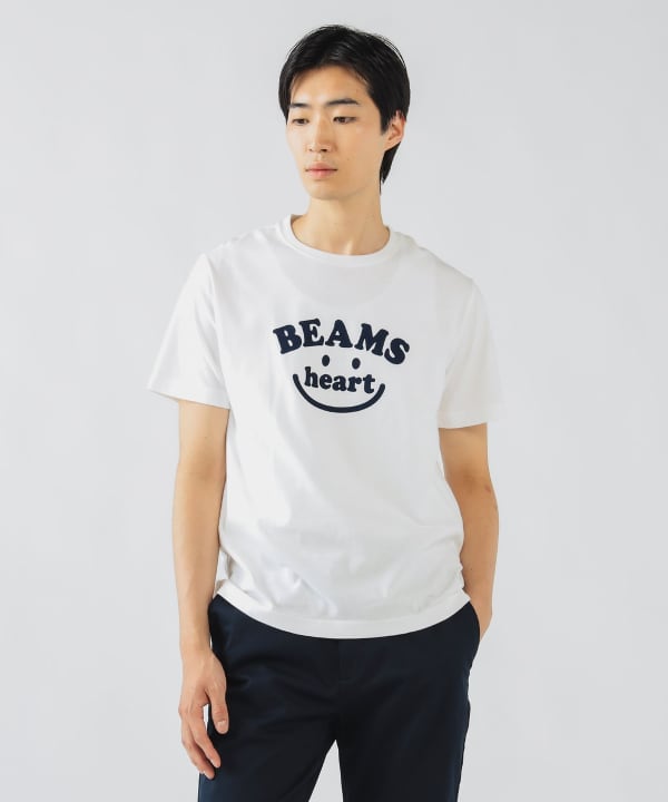 日本童裝 BE#AMS HEART 微笑LOGO上衣 S-XL 親子裝 大人款 夏季 TOPS
