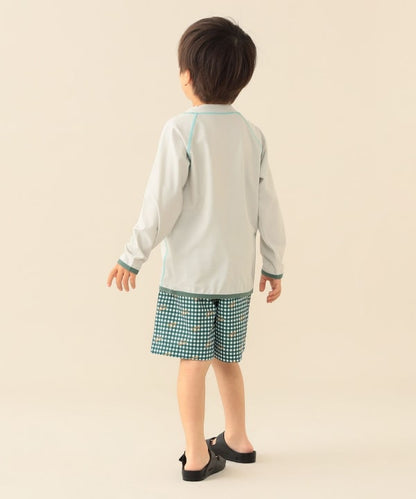 日本童裝 BE#AMS mini 泳衣泳褲兩件套裝 100-130cm 男童款 夏季 夏日玩水泳衣特輯