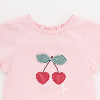 日本童裝 pe#main 貼花圖案上衣 80-130cm 女童款 夏季 TOPS