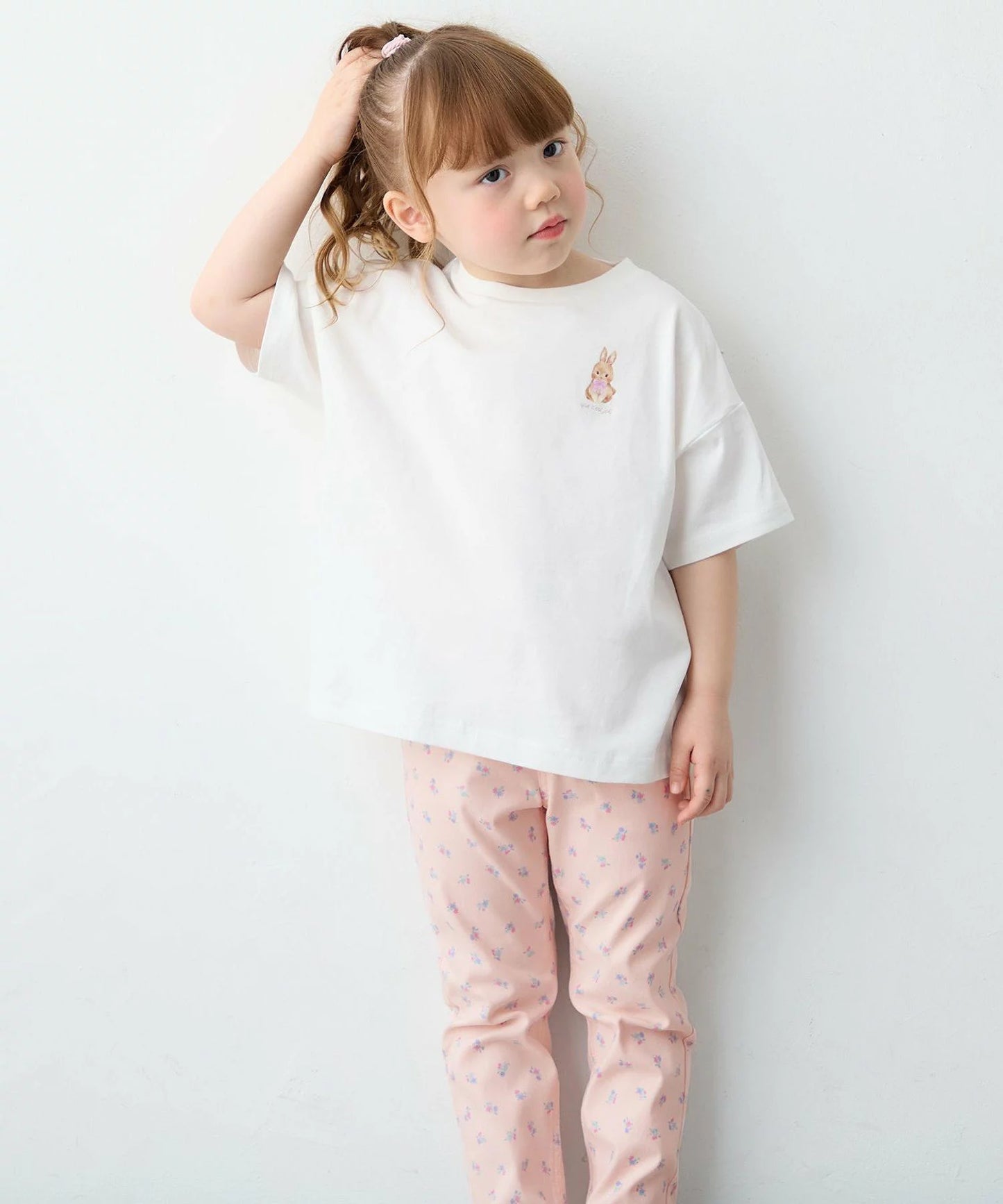 日本童裝 aF#a325 印花短袖上衣 90-150cm 女童款 夏季 TOPS