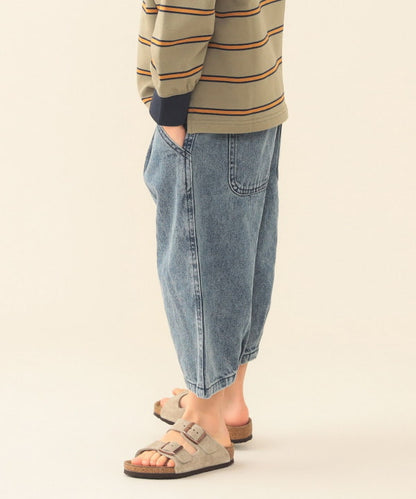 日本童裝 BE#AMS mini 七分牛仔褲 90-150cm 男童款 夏季 PANTS
