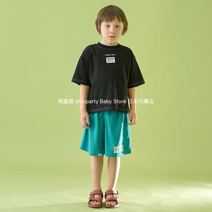 Japanese children's clothing b・R# mesh sports shorts 100-150cm boys/girls summer PANTS 