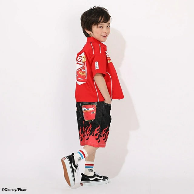 日本童裝 BDL x Disney Cars牛仔七分褲 90-130cm 男童款 夏季 PANTS