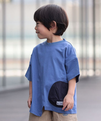 日本童裝 BE#AMS mini 吸水速乾 不規則上衣 90-150cm 男童款 夏季 TOPS