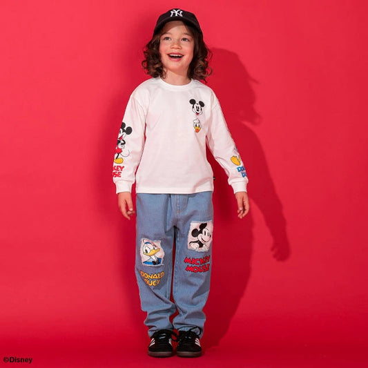 Japanese BDL x Disney long-sleeved tops (80-150cm) for boys and girls (spring/summer) 