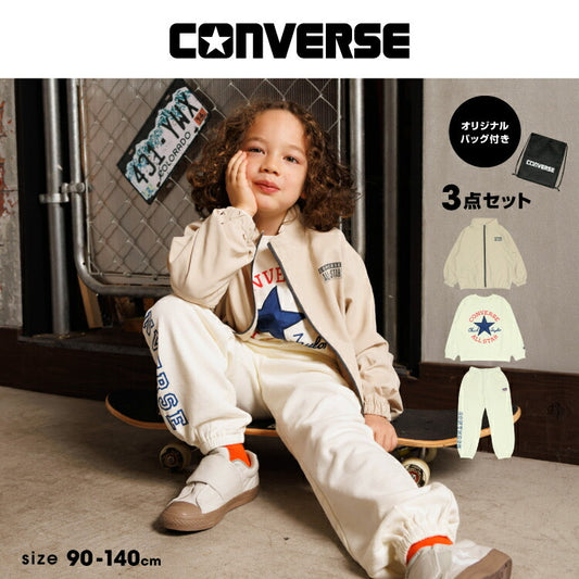 BDL x Converse Special Edition 3-Piece Set with Sports Backpack (90-140cm) for Boys Spring/Summer: TOPS PANTS OUTERWEAR 