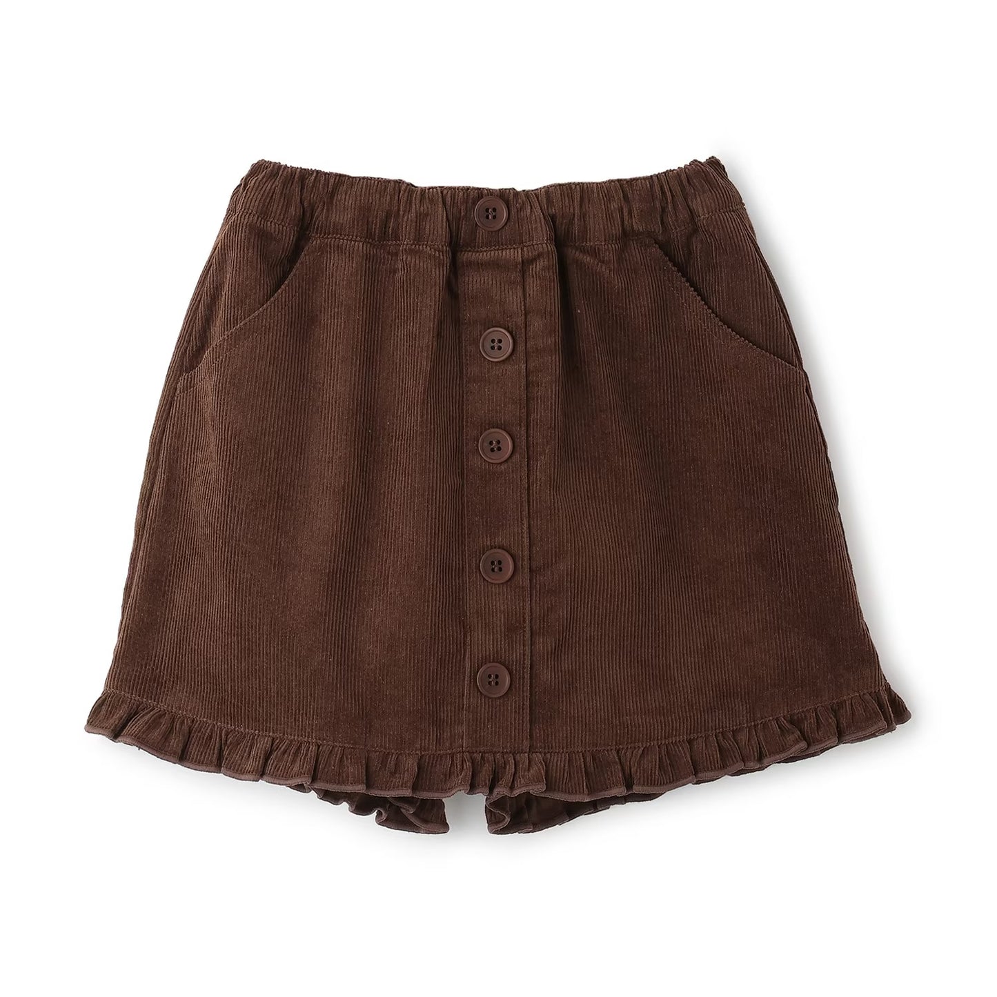 日本童裝 Ly# mine 荷葉邊燈芯絨裙褲 100-140cm 女童款 秋季 PANTS