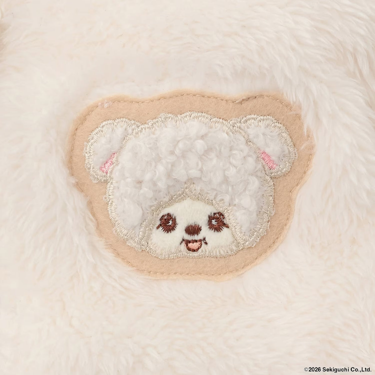 日本童裝 pe#main x Monchhichi 毛毛連衣及口水巾 70-80cm 男童款/女童款 初生嬰兒 秋季 Jumpsuit