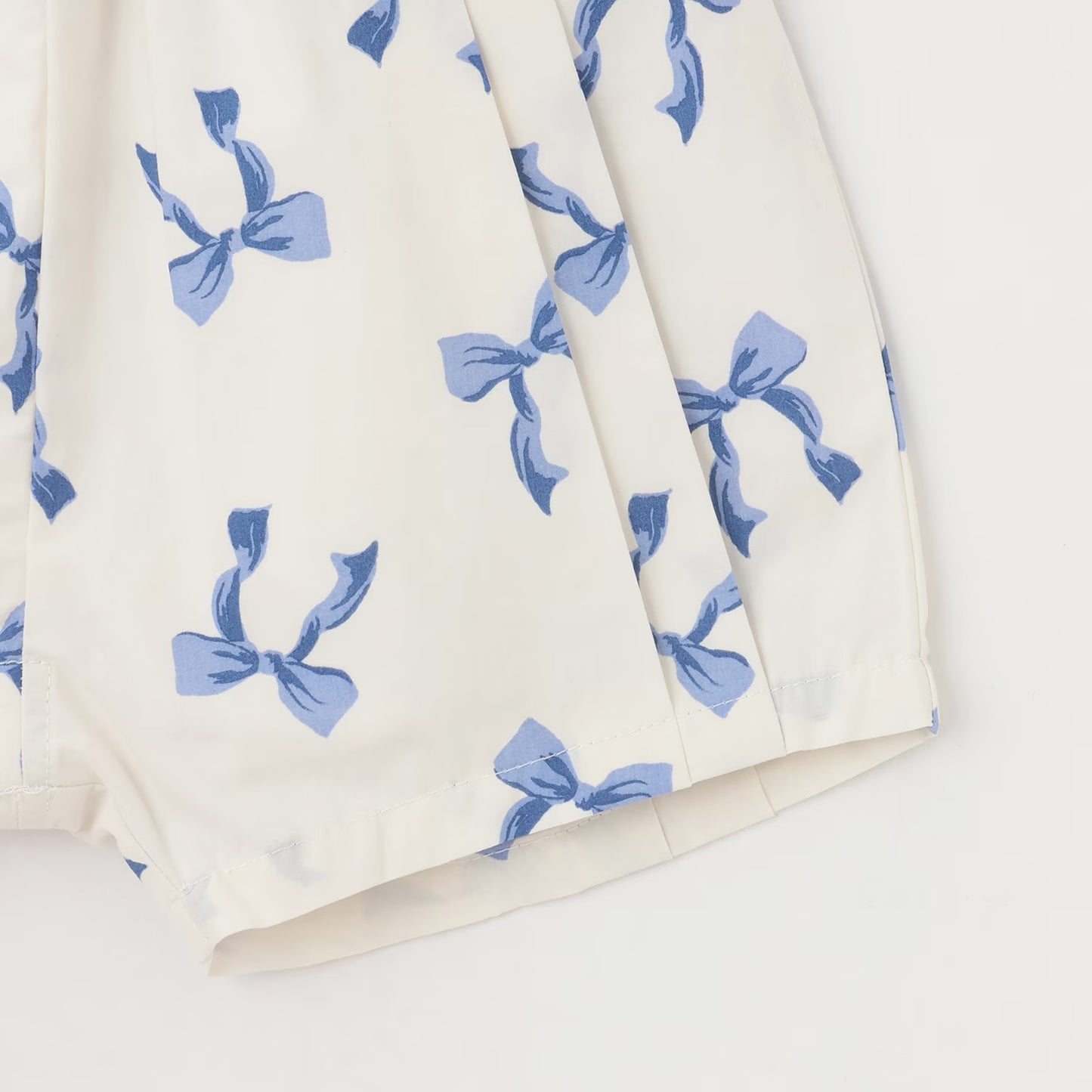 日本童裝 pe#main 蝴蝶結圖案兩件套裝 80-130cm 女童款 夏季 TOPS PANTS