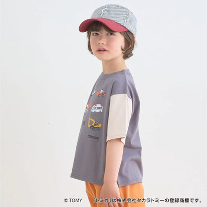 日本童裝 b・R# x Tomica 防污系列 速乾系列 防UV 印花上衣 90-130cm 男童款 夏季 TOPS