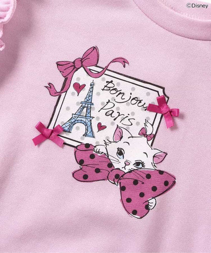 日本童裝 apres les cours x Disney Marie印花衛衣 80-140cm 女童款 冬季 TOPS 聖誕紅/新年紅