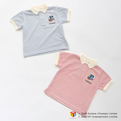 日本童裝 pe#main x Thomas 間條polo衫 80-130cm 男童款 夏季 TOPS